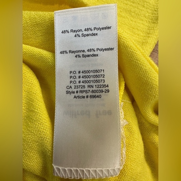 Aritzia Wilfred Free Mara Dress Highlighter Yellow Size XXS Mini Dress - Picture 10 of 13